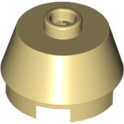Cone 2 x 2 Truncated - Tan Cone 2 x 2 Truncated - Tan