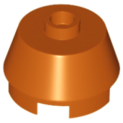 Cone 2 x 2 Truncated - Dark Orange