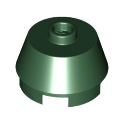 Cone 2 x 2 Truncated - Dark Green