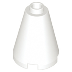 Cone 2 x 2 x 2 - Open Stud - White