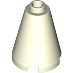 Cone 2 x 2 x 2 - Open Stud - Glow In Dark White Cone 2 x 2 x 2 - Open Stud - Glow In Dark White