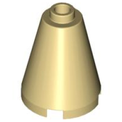 Cone 2 x 2 x 2 - Open Stud - Tan