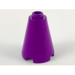 Cone 2 x 2 x 2 - Open Stud - Purple Cone 2 x 2 x 2 - Open Stud - Purple