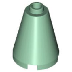 Cone 2 x 2 x 2 - Open Stud - Sand Green