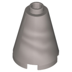Cone 2 x 2 x 2 - Open Stud - Flat Silver Cone 2 x 2 x 2 - Open Stud - Flat Silver