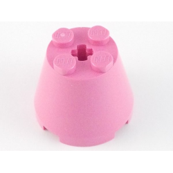 Cone 3 x 3 x 2 - Dark Pink