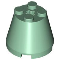 Cone 3 x 3 x 2 - Sand Green