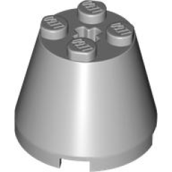 Cone 3 x 3 x 2 - Light Bluish Gray