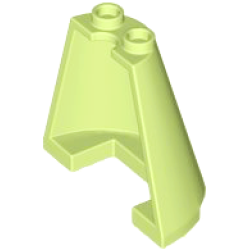 Cone Half 4 x 2 x 3 - Yellowish Green Cone Half 4 x 2 x 3 - Yellowish Green