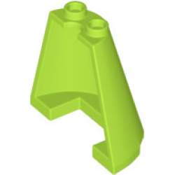 Cone Half 4 x 2 x 3 - Lime