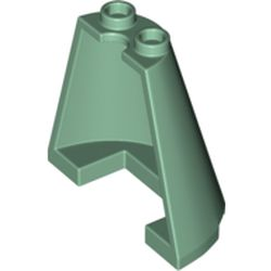 Cone Half 4 x 2 x 3 - Sand Green Cone Half 4 x 2 x 3 - Sand Green