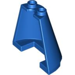 Cone Half 4 x 2 x 3 - Blue