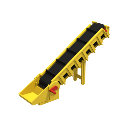 Деталь LEGO 630 Conveyor Belt Inclined - Yellow
