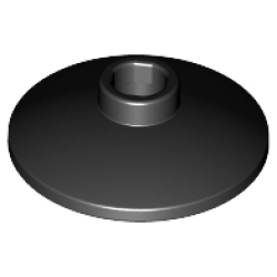 Dish 2 x 2 Inverted (Radar) - Black Dish 2 x 2 Inverted (Radar) - Black