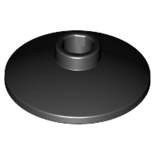 Деталь LEGO 4740 Dish 2 x 2 Inverted (Radar) - Black