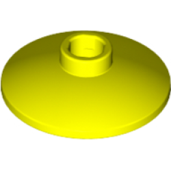 Dish 2 x 2 Inverted (Radar) - Neon Yellow