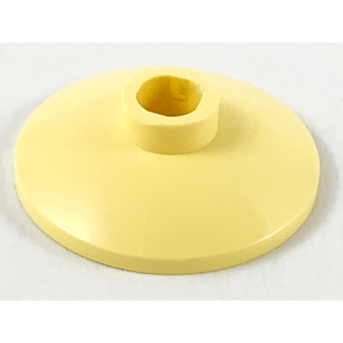 Деталь LEGO 4740 Dish 2 x 2 Inverted (Radar) - Light Yellow
