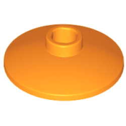 Dish 2 x 2 Inverted (Radar) - Orange