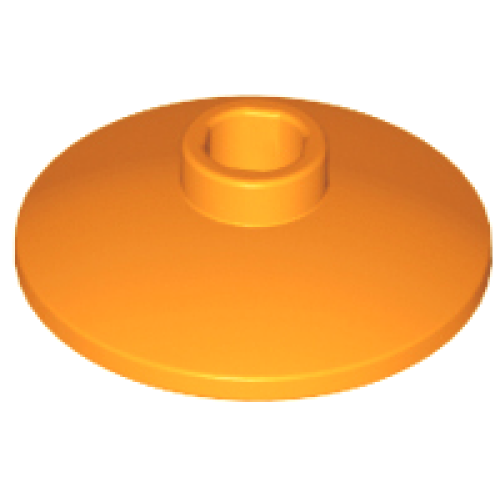 Деталь LEGO 4740 Dish 2 x 2 Inverted (Radar) - Orange