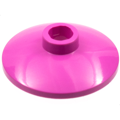 Деталь LEGO 4740 Dish 2 x 2 Inverted (Radar) - Dark Pink