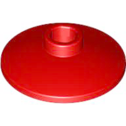Деталь LEGO 4740 Dish 2 x 2 Inverted (Radar) - Red