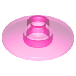 Dish 2 x 2 Inverted (Radar) - Trans-Dark Pink