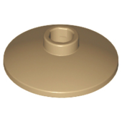 Dish 2 x 2 Inverted (Radar) - Dark Tan