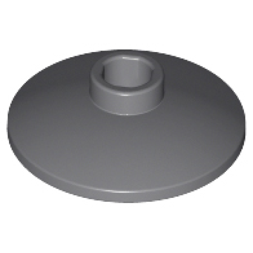 Деталь LEGO 4740 Dish 2 x 2 Inverted (Radar) - Dark Bluish Gray