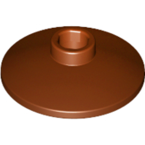 Деталь LEGO 4740 Dish 2 x 2 Inverted (Radar) - Reddish Brown