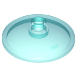 Dish 3 x 3 Inverted (Radar) - Trans-Light Blue