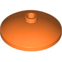 Dish 3 x 3 Inverted (Radar) - Orange
