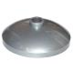 Dish 3 x 3 Inverted (Radar) - Flat Silver