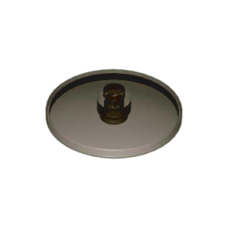 Dish 4 x 4 Inverted (Radar) with Solid Stud - Trans-Brown