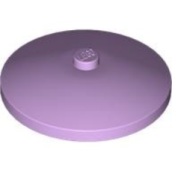 Dish 4 x 4 Inverted (Radar) with Solid Stud - Lavender