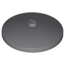 Dish 4 x 4 Inverted (Radar) with Solid Stud - Dark Bluish Gray