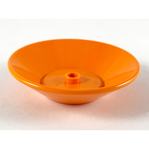 Деталь LEGO 6942 Dish 5 x 5 - Orange