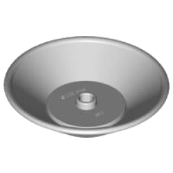 Dish 5 x 5 - Light Bluish Gray