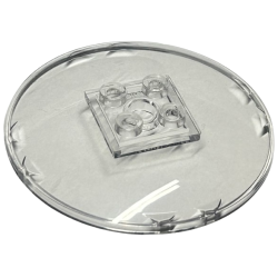 Dish 6 x 6 Inverted (Radar) - Solid Studs - Trans-Clear Dish 6 x 6 Inverted (Radar) - Solid Studs - Trans-Clear