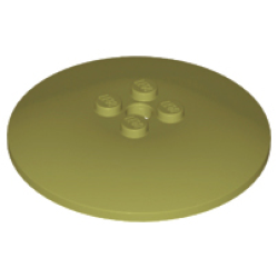 Dish 6 x 6 Inverted (Radar) - Solid Studs - Olive Green