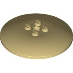 Dish 6 x 6 Inverted (Radar) - Solid Studs - Tan Dish 6 x 6 Inverted (Radar) - Solid Studs - Tan