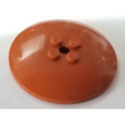 Dish 6 x 6 Inverted (Radar) - Solid Studs - Dark Orange