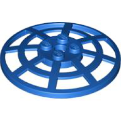 Dish 6 x 6 Inverted (Radar) Webbed - Type 2 (Underside Attachment Positions at 90 degrees) - Blue Dish 6 x 6 Inverted (Radar) Webbed - Type 2 (Underside Attachment Positions at 90 degrees) - Blue