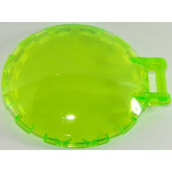 Dish 6 x 6 Inverted with Bar Handle - Trans-Bright Green Dish 6 x 6 Inverted with Bar Handle - Trans-Bright Green
