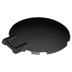 Dish 6 x 6 Inverted with Bar Handle - Black Dish 6 x 6 Inverted with Bar Handle - Black