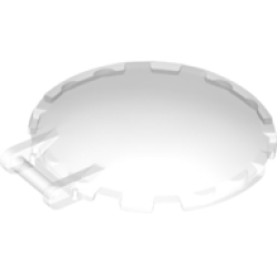 Dish 6 x 6 Inverted with Bar Handle - Trans-Clear Dish 6 x 6 Inverted with Bar Handle - Trans-Clear