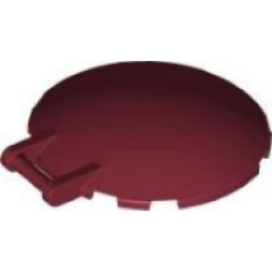 Dish 6 x 6 Inverted with Bar Handle - Dark Red Dish 6 x 6 Inverted with Bar Handle - Dark Red