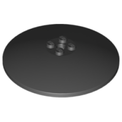 Dish 8 x 8 Inverted (Radar) - Solid Studs - Black Dish 8 x 8 Inverted (Radar) - Solid Studs - Black