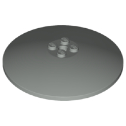 Dish 8 x 8 Inverted (Radar) - Solid Studs - Light Gray Dish 8 x 8 Inverted (Radar) - Solid Studs - Light Gray