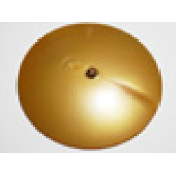 Dish 9 x 9 Inverted with Pin Hole (Radar) - Pearl Gold
