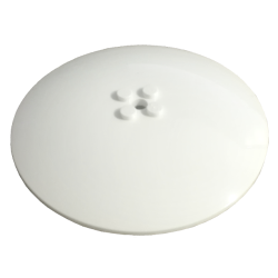 Dish 10 x 10 Inverted (Radar) - Solid Studs - White Dish 10 x 10 Inverted (Radar) - Solid Studs - White
